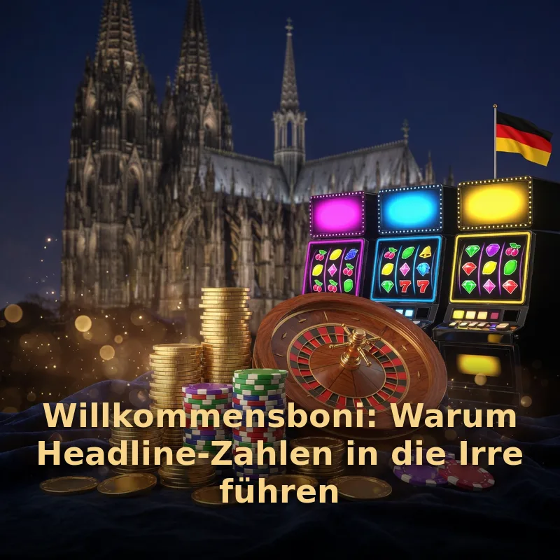 Beleuchtete Slotmaschinen in einer Spielhalle bei Nacht